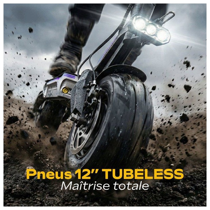 Trottinette électrique - URBANGLIDE - EON X - 2200W - pneus tubeless 12