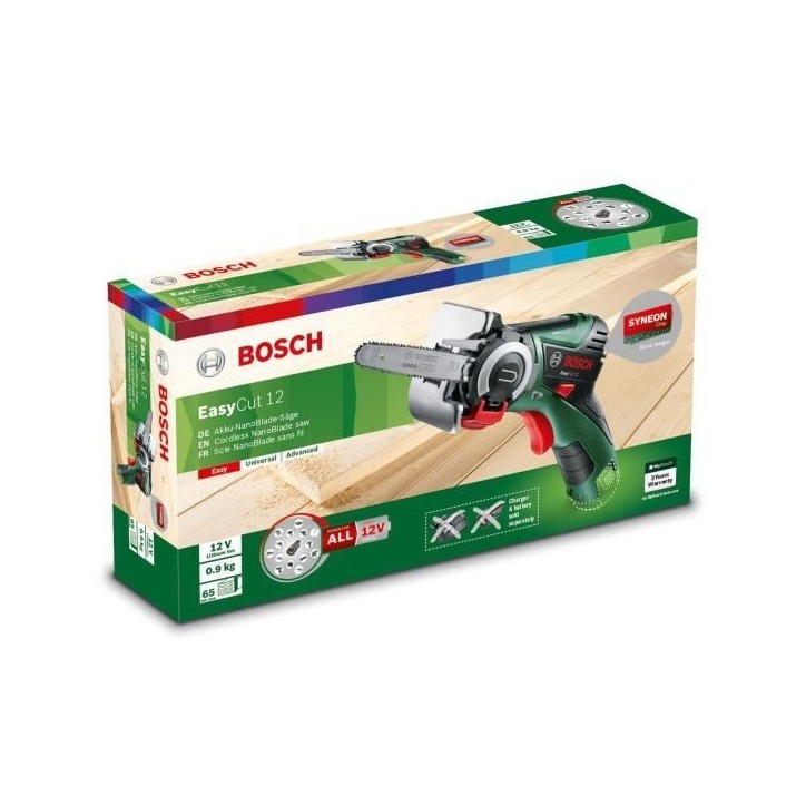 Scie multiusage Bosch - Easycut 12 - Technologie NanoBlade - Sans fil (sans batterie ni chargeur) Scie multiusage Bosch - Easycut 12 - Technologie NanoBlade - Sans fil (sans batterie ni chargeur)