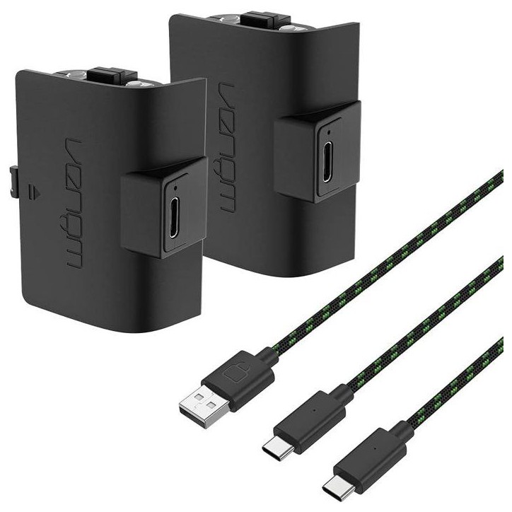 Double batterie rechargeables - VENOM - pour manette Xbox - Xbox Series X|S & One - Noir