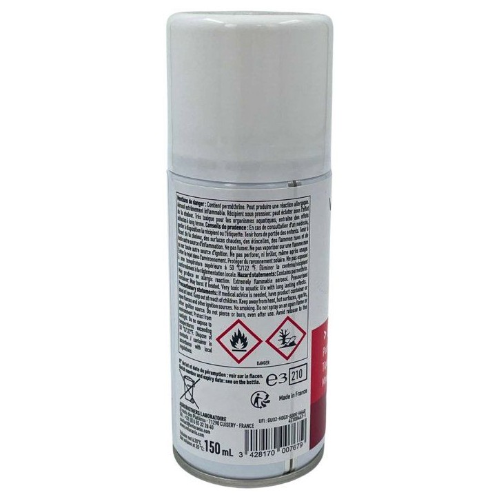 Diffuseur insecticide - VETOCANIS - Habitat - 150 ml - Anti-parasites - Effet immédiat
