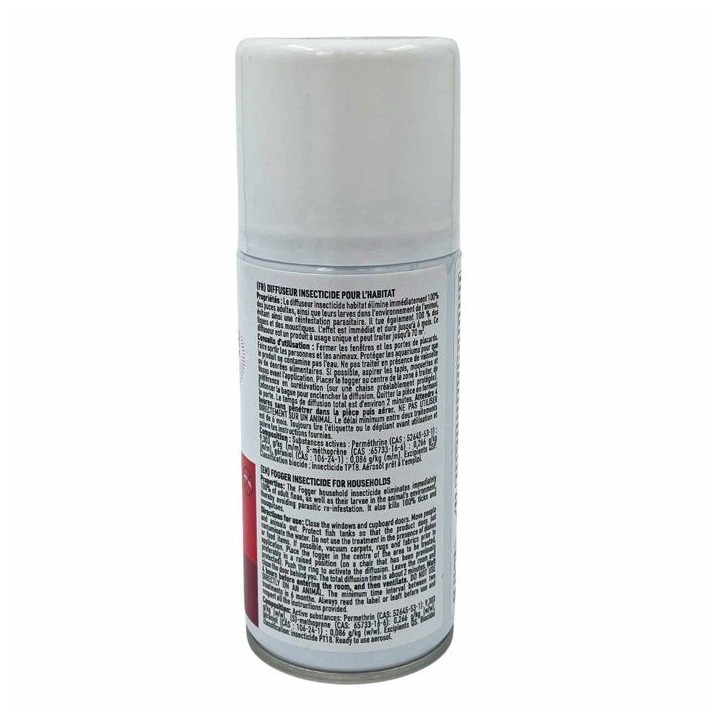 Diffuseur insecticide - VETOCANIS - Habitat - 150 ml - Anti-parasites - Effet immédiat