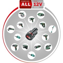 Aspirateur a main sans-fil Bosch - EasyVac 12 (Batterie, Chargeur et A