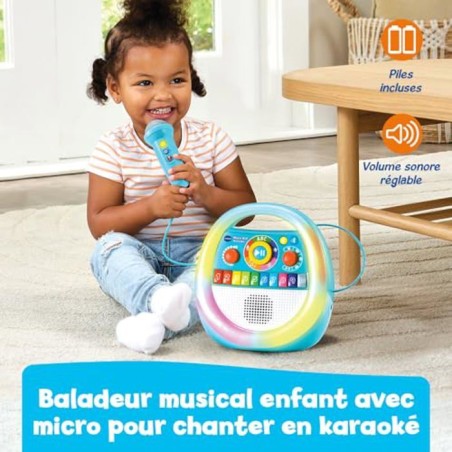 VTECH BABY - MUSIC'KID KARAOKÉ - Bleu