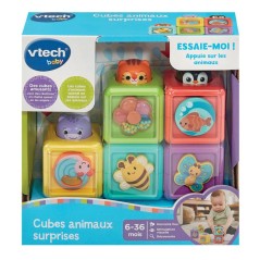VTECH BABY - CUBES ANIMAUX SURPRISES - Multicolore