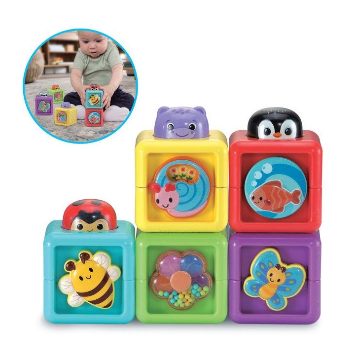 VTECH BABY - CUBES ANIMAUX SURPRISES - Multicolore VTECH BABY - CUBES ANIMAUX SURPRISES - Multicolore