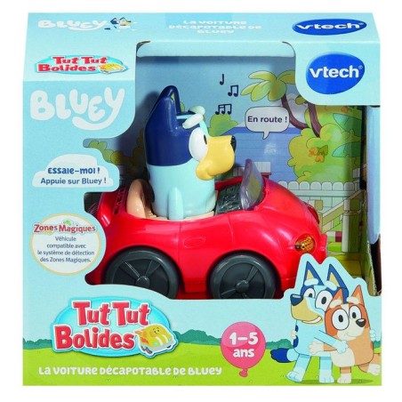VTECH - TUT TUT BOLIDES BLUEY - LA VOITURE DÉCAPOTABLE DE BLUEY - Multicolore