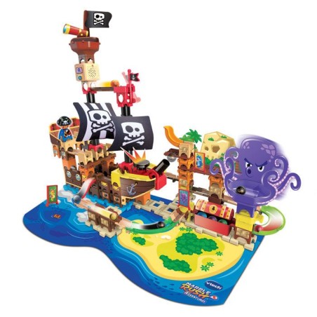 VTECH - MARBLE RUSH ADVENTURES - SUPER BATEAU PIRATE INTERACTIF - Multicolore
