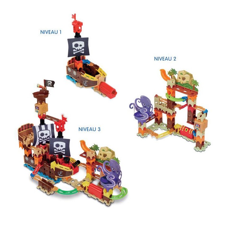 VTECH - MARBLE RUSH ADVENTURES - SUPER BATEAU PIRATE INTERACTIF - Multicolore