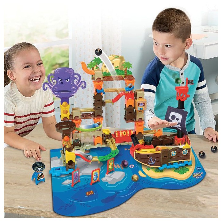 VTECH - MARBLE RUSH ADVENTURES - SUPER BATEAU PIRATE INTERACTIF - Multicolore