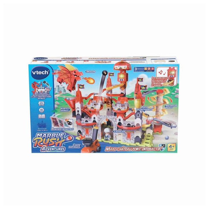 VTECH - MARBLE RUSH ADVENTURES - MAXI CHÂTEAU FORT INTERACTIF - Multicolore
