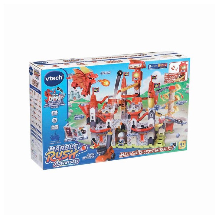 VTECH - MARBLE RUSH ADVENTURES - MAXI CHÂTEAU FORT INTERACTIF - Multicolore