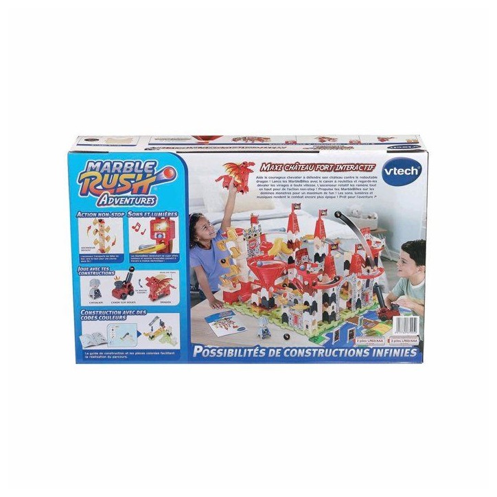 VTECH - MARBLE RUSH ADVENTURES - MAXI CHÂTEAU FORT INTERACTIF - Multicolore