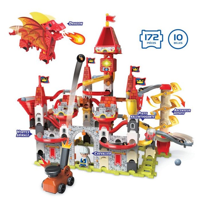 VTECH - MARBLE RUSH ADVENTURES - MAXI CHÂTEAU FORT INTERACTIF - Multicolore