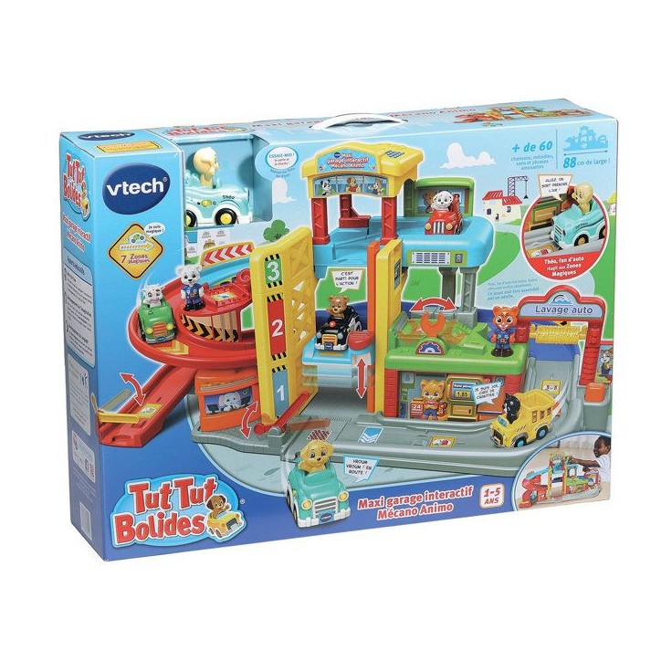 VTECH - TUT TUT BOLIDES - MAXI GARAGE INTERACTIF MÉCANO ANIMO (+THÉO, FAN D'AUTO) - Multicolore VTECH - TUT TUT BOLIDES - MAXI GARAGE INTERACTIF MÉCANO ANIMO (+THÉO, FAN D'AUTO) - Multicolore