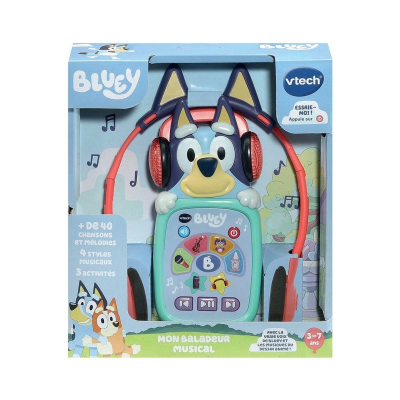 VTECH - BLUEY - MON BALADEUR MUSICAL - Multicolore