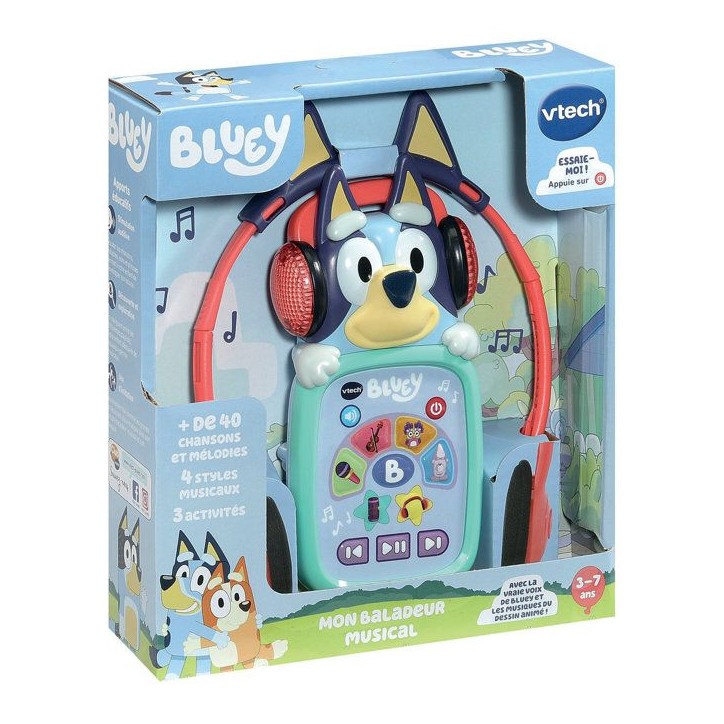 VTECH - BLUEY - MON BALADEUR MUSICAL - Multicolore VTECH - BLUEY - MON BALADEUR MUSICAL - Multicolore