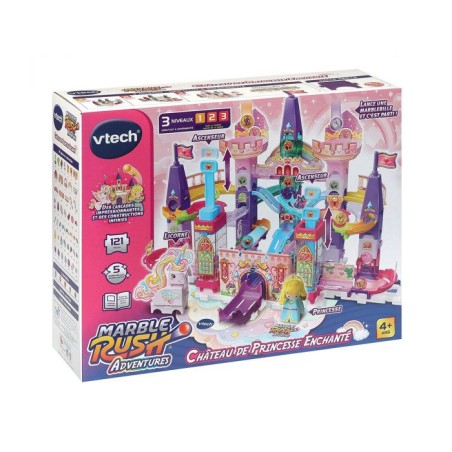 VTECH - MARBLE RUSH ADVENTURES - CHÂTEAU DE PRINCESSE ENCHANTÉ - Multicolore