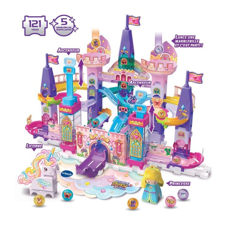 VTECH - MARBLE RUSH ADVENTURES - CHÂTEAU DE PRINCESSE ENCHANTÉ - Multicolore VTECH - MARBLE RUSH ADVENTURES - CHÂTEAU DE PRINCESSE ENCHANTÉ - Multicolore