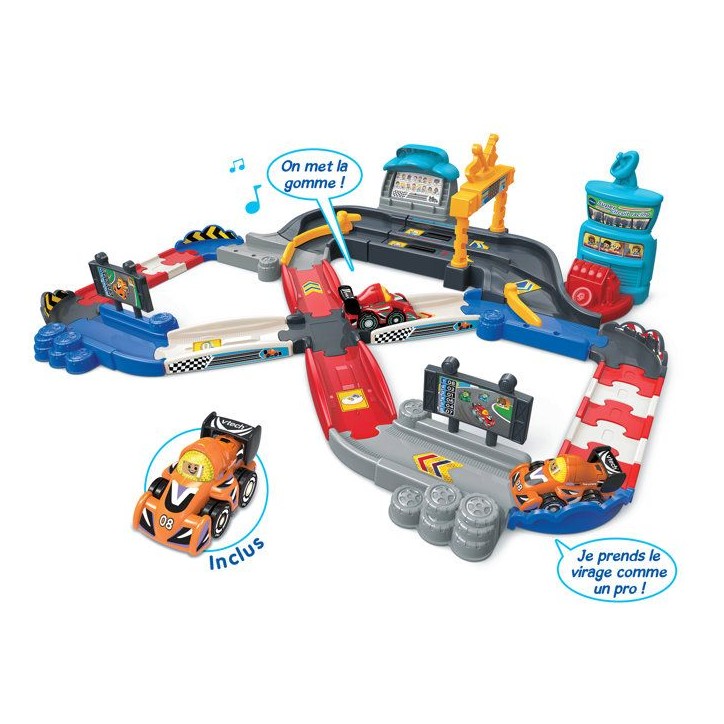 VTECH - TUT TUT BOLIDES - SUPER CIRCUIT RACING (+ ELIOTT, TOP PILOTE) - Multicolore