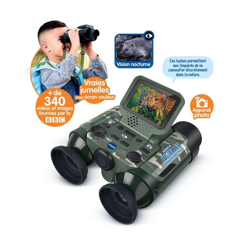 VTECH - GENIUS XL - JUMELLES VIDÉO INTERACTIVES CAMOUFLAGE - Multicol
