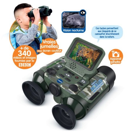 VTECH - GENIUS XL - JUMELLES VIDÉO INTERACTIVES CAMOUFLAGE - Multicol