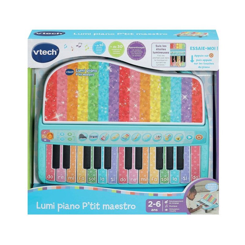 VTECH BABY - LUMI PIANO P'TIT MAESTRO - Multicolore