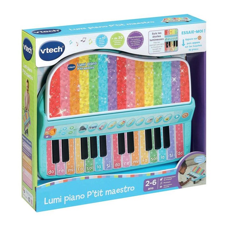 VTECH BABY - LUMI PIANO P'TIT MAESTRO - Multicolore