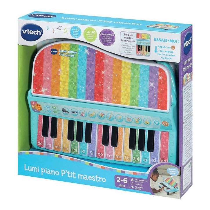 VTECH BABY - LUMI PIANO P'TIT MAESTRO - Multicolore