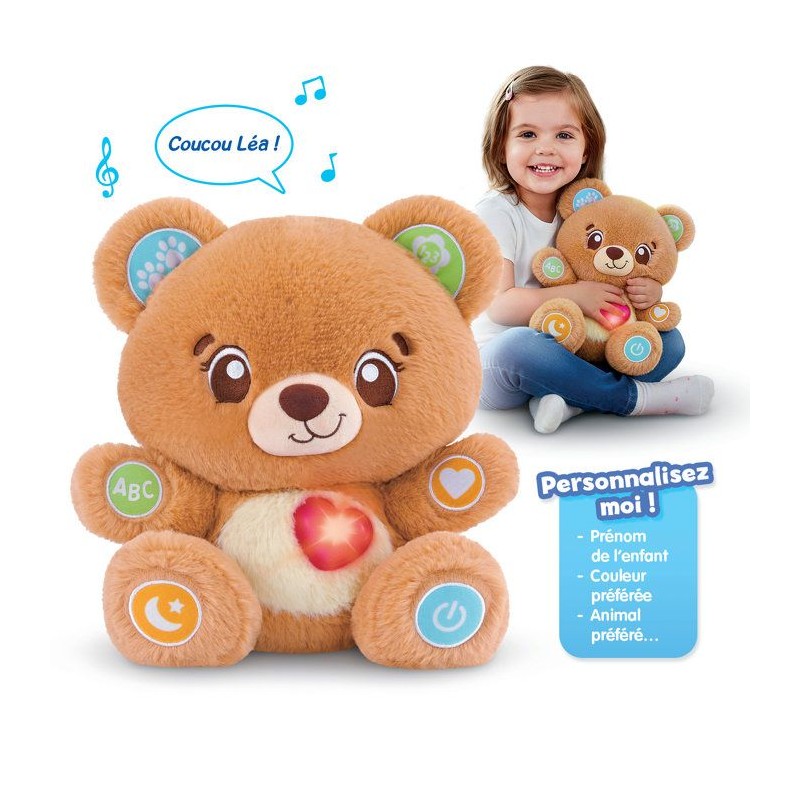 VTECH BABY - BONBON, MON OURSON a PERSONNALISER - Multicolore