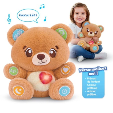 VTECH BABY - BONBON, MON OURSON a PERSONNALISER - Multicolore