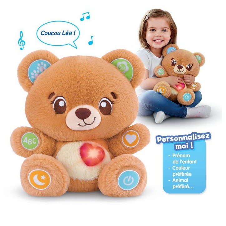 VTECH BABY - BONBON, MON OURSON a PERSONNALISER - Multicolore