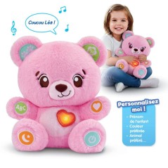VTECH BABY - BONBON, MON OURSON a PERSONNALISER ROSE - Rose