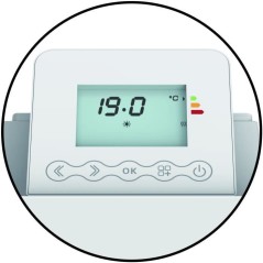 Convecteur électrique mural - 1500W - WARM TECH - 230V - Jusqu'a 40m3