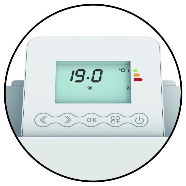 Convecteur électrique mural - 1500W - WARM TECH - 230V - Jusqu'a 40m3 - Blanc Convecteur électrique mural - 1500W - WARM TECH - 230V - Jusqu'a 40m3 - Blanc