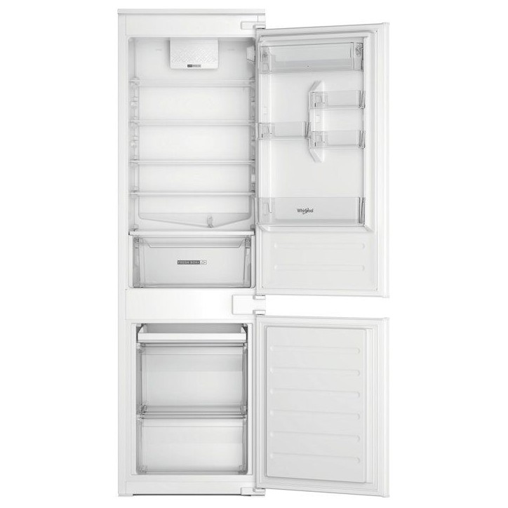 Réfrigérateur combiné WHIRLPOOL WHC18D011A2FR - Encastrable - 268 L - Classe D - 54 x 54,5 x 177 cm