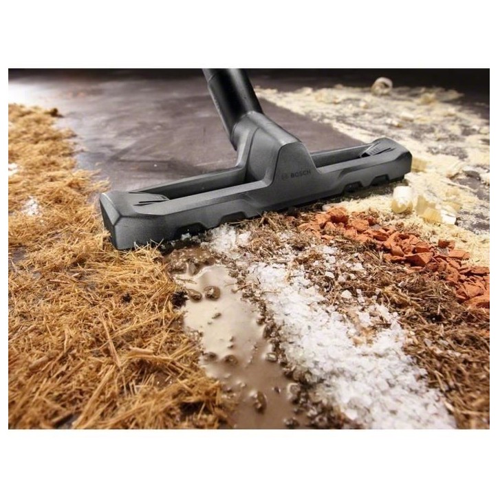 Aspirateur eau et poussiere Bosch - AdvancedVac 20 (avec accessoires) - 1200 W - 260 mbar/70 l/s - 20 L Aspirateur eau et poussiere Bosch - AdvancedVac 20 (avec accessoires) - 1200 W - 260 mbar/70 l/s - 20 L