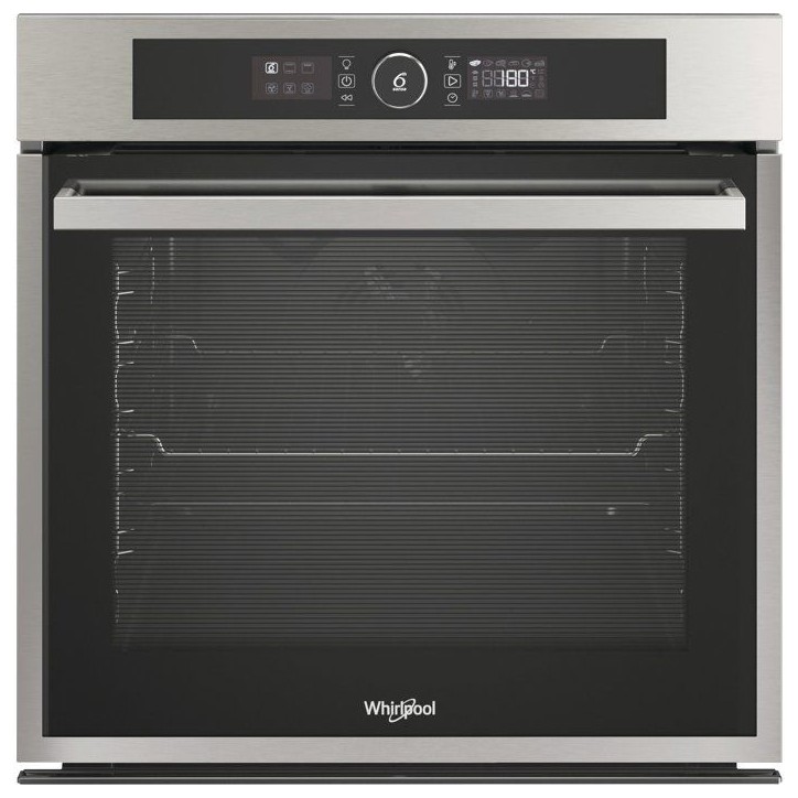Four encastrable pyrolyse chaleur pulsée - WHIRLPOOL - OAKZ97961SPIX - Ligne Absolute Gallery - noir - verre - 73 L - 60 cm