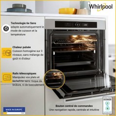 Four encastrable pyrolyse chaleur pulsée - WHIRLPOOL - OAKZ97961SPIX
