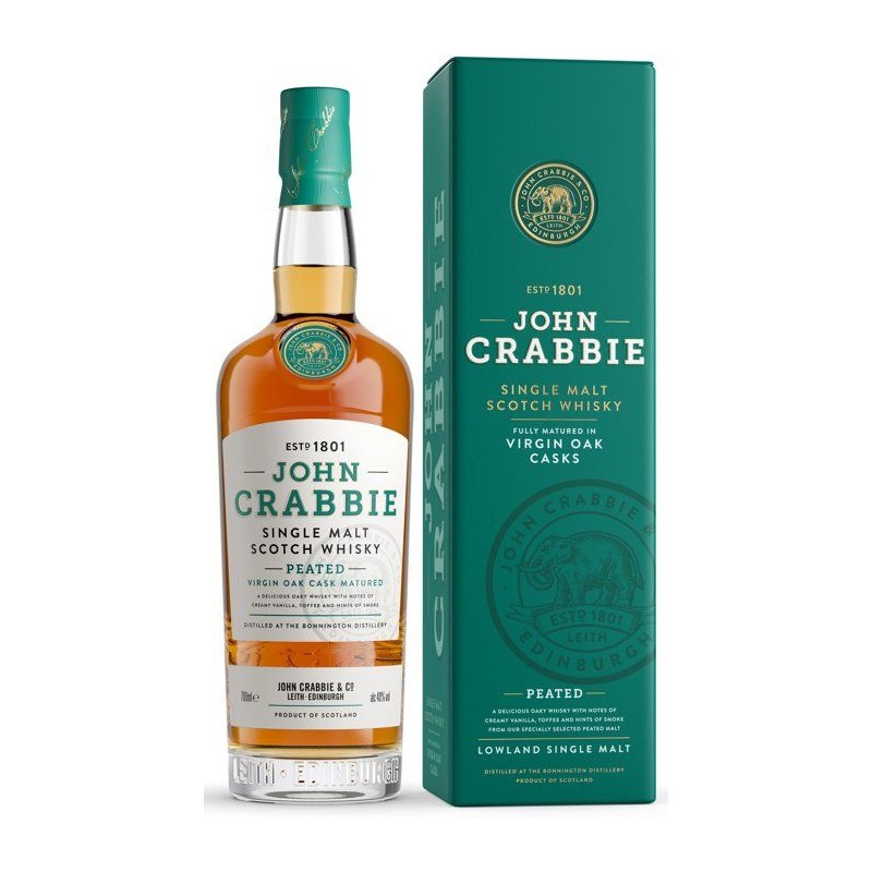 John Crabbie - Peated - Whisky Single Malt - 40,0 % Vol. - 70cl