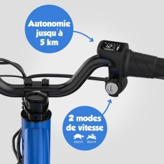 Trottinette électrique enfant - WISPEED - WIKIDS - Bleu