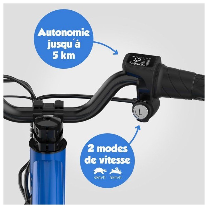 Trottinette électrique enfant - WISPEED - WIKIDS - Bleu