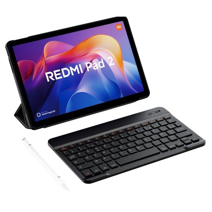Pack Tablette Android Redmi Pad 2 - Version Française - Ecran 11'' 2,5K - 128 Go - Gris + Coque + Stylet + Clavier Pack Tablette Android Redmi Pad 2 - Version Française - Ecran 11'' 2,5K - 128 Go - Gris + Coque + Stylet + Clavier