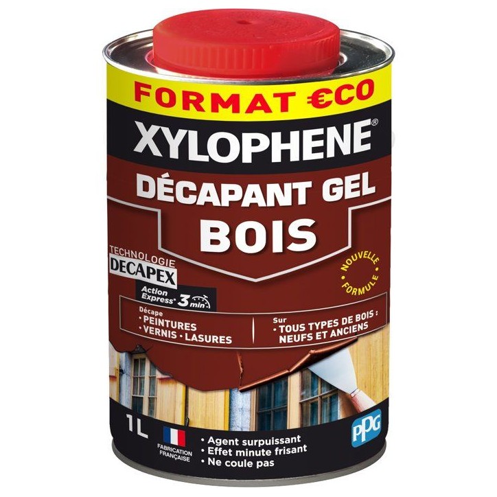 DÉCAPANT GEL – XYLOPHeNE – BOIS – INCOLORE – 1L DÉCAPANT GEL – XYLOPHeNE – BOIS – INCOLORE – 1L