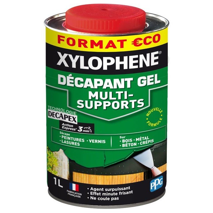 DÉCAPANT GEL – XYLOPHeNE – MULTI-SUPPORTS – INCOLORE – 1L DÉCAPANT GEL – XYLOPHeNE – MULTI-SUPPORTS – INCOLORE – 1L