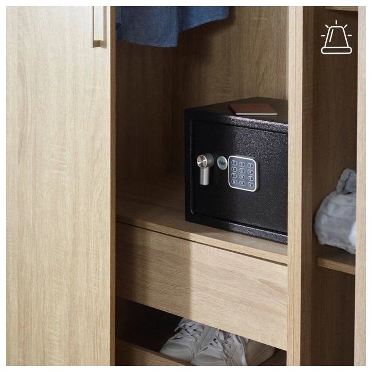 Coffre-fort Électronique a Alarme - YALE - YEC/250/DB2 - Medium 16.3L - 25x35x25cm