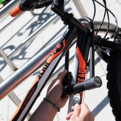 Antivol U de Sécurité - YALE - YUL2/13/230/1 - Certifié Sold Secure Silver - Pour Vélo, VTT - 230 x 115 x 13 mm - Noir