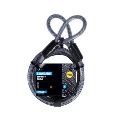 Câble Antivol - YALE - YC1/10/220/1 - Longueur 2,2m en Spirale a 2 Bo