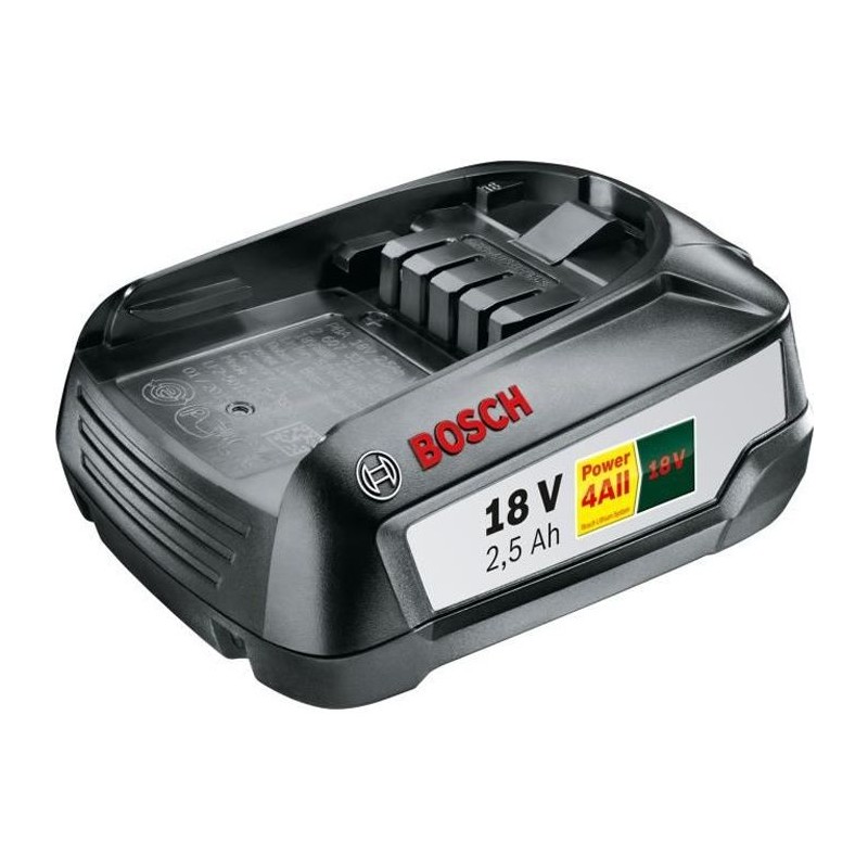 Batterie lithium-ion Bosch - 18 V 2,5 Ah - Li-ion - Grande autonomie - Batterie lithium-ion Bosch - 18 V 2,5 Ah - Li-ion - Grande autonomie -