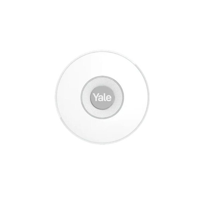 Sirene intérieure - YALE - Pour alarme intelligente - Jusqu'a 85 dB - LED intégrée clignotante Sirene intérieure - YALE - Pour alarme intelligente - Jusqu'a 85 dB - LED intégrée clignotante