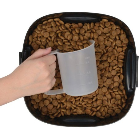 Bac a croquettes sous vide pour chiens - ZEUS - AV15 - Capacité 15 L